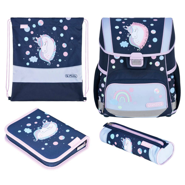 4008110396880 - Schulranzen-Set Loop Plus Unicorn Dreams Kunstfaser grün 4008110396880 Herlitz 4008110396880 - Schulranzen-Set Loop Plus Unicorn Dreams Kunstfaser grün 4008110396880 Herlitz