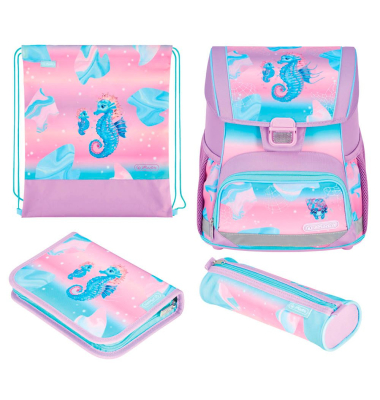 Schulranzen-Set 400197533 Loop Plus, Ocean Lights, mit Schnallen