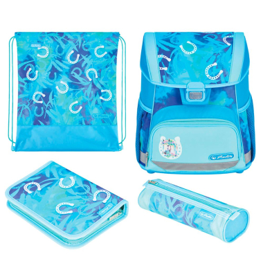 Schulranzen-Set 400197534 Loop Plus, Lucky Horse, mit Schnallen