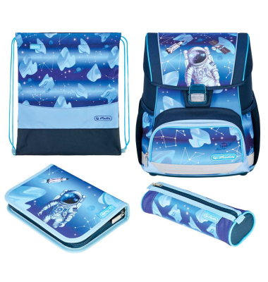 Schulranzen-Set 400197535 Loop Plus, Cosmic Explorer, mit Schnallen