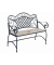 Gartenbank Mosaik AMARILLO 950470 braun Metall 115,0 cm