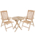 Sitzgruppe JAVA 3, natur Holz, 3-teilig