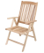 Sitzgruppe JAVA 3, natur Holz, 3-teilig