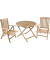 Sitzgruppe SOLO 01, natur Holz, 3-teilig