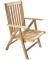 Sitzgruppe SOLO 01, natur Holz, 3-teilig