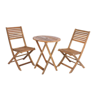 Sitzgruppe IBARA, natur Holz, 3-teilig