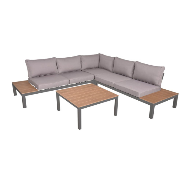 4041908127402 - Loungegruppe VALENTINA grau anthrazit Metall 4-teilig 4041908127402 Garden Pleasure 4041908127402 - Loungegruppe VALENTINA grau anthrazit Metall 4-teilig 4041908127402 Garden Pleasure