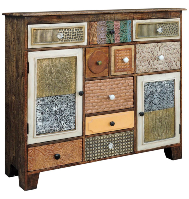 Sideboard KALAY, 304055 vintage-braun 125,0 x 35,0 x 111,0 cm
