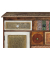 Sideboard KALAY, 304055 vintage-braun 125,0 x 35,0 x 111,0 cm