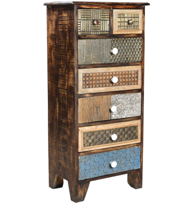 Kommode KALAY, 304056 vintage-braun 50,0 x 35,0 x 110,0 cm