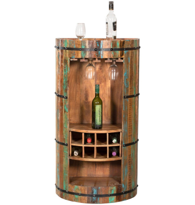 Hausbar KAVERI, 304061 vintage-braun 60,0 x 30,0 x 115,0 cm