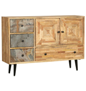 Kommode YAMUNA, 304064 braun 117,0 x 31,0 x 79,0 cm
