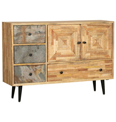 Kommode YAMUNA, 304064 braun 117,0 x 31,0 x 79,0 cm