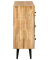 Kommode YAMUNA, 304064 braun 117,0 x 31,0 x 79,0 cm
