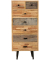 Kommode YAMUNA, 304065 braun 50,0 x 35,0 x 112,0 cm