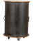 Hausbar LUNI, 304066 schwarz 60,0 x 60,0 x 85,0 cm