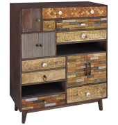 Kommode TOBOL, 304069 braun 100,0 x 40,0 x 121,0 cm