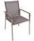 Sitzgruppe SIENNA 14, taupe Metall, 7-teilig