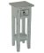 Beistelltisch PADEA, 67cm (H), quadratisch, grau / grau