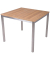 Sitzgruppe DENVER 10, silber Holz, Metall, 3-teilig