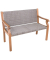 Gartenbank ROSARIO 985084 natur, grau Holz 120,0 cm
