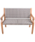 Gartenbank ROSARIO 985084 natur, grau Holz 120,0 cm