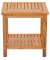 Beistelltisch IOWA, 45cm (H), quadratisch, akazie / akazie