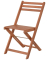 Sitzgruppe ANAHEIM, braun Holz, 5-teilig