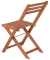 Sitzgruppe ANAHEIM, braun Holz, 5-teilig