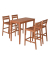 Bartisch-Set MAINE beige, natur Holz, 5-teilig