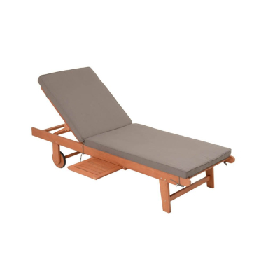 Sonnenliege SAN DIEGO braun Holz