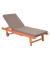 Sonnenliege SAN DIEGO braun Holz