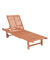 Sonnenliege SAN DIEGO braun Holz