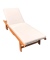 Sonnenliege SAN DIEGO braun Holz