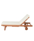 Sonnenliege SAN DIEGO braun Holz