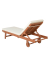 Sonnenliege SAN DIEGO braun Holz