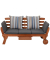 Gartenbank RINCON 985283 natur Holz 190,0 cm