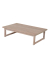 Loungegruppe SAN MATEO beige, braun Holz, 4-teilig