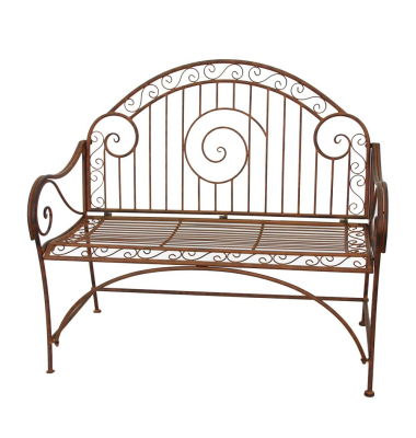 Gartenbank CAMEROON 950462 rostoptik Metall 112,0 cm
