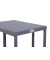 Beistelltisch DOREA, 56cm (H), rechteckig, anthrazit / anthrazit