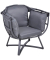 Lounge-Sessel DELOS anthrazit