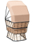 Lounge-Sessel PAROS beige