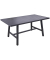 Gartentisch DENIA schwarz rechteckig 160,0 x 89,5 x 75,0 cm