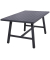 Gartentisch DENIA schwarz rechteckig 160,0 x 89,5 x 75,0 cm