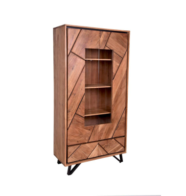 Regalschrank AMBALA, 304111 akazie 90,0 x 40,0 x 180,0 cm