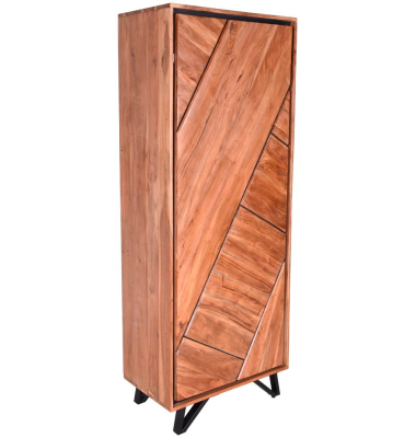 Aktenschrank AMBALA, 304113 akazie 3 Fachböden 40,0 x 40,0 x 181,0 cm