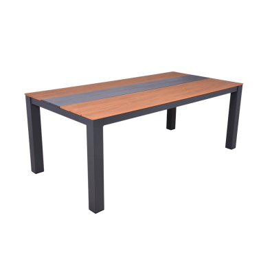 Gartentisch SILEA natur rechteckig 200,0 x 100,0 x 75,0 cm