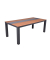 Gartentisch SILEA natur rechteckig 200,0 x 100,0 x 75,0 cm