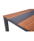 Gartentisch SILEA natur rechteckig 200,0 x 100,0 x 75,0 cm