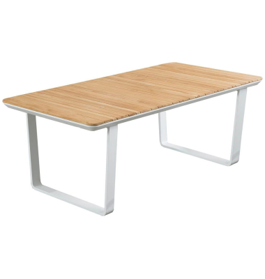 Gartentisch VENICE natur rechteckig 200,0 x 100,0 x 75,0 cm